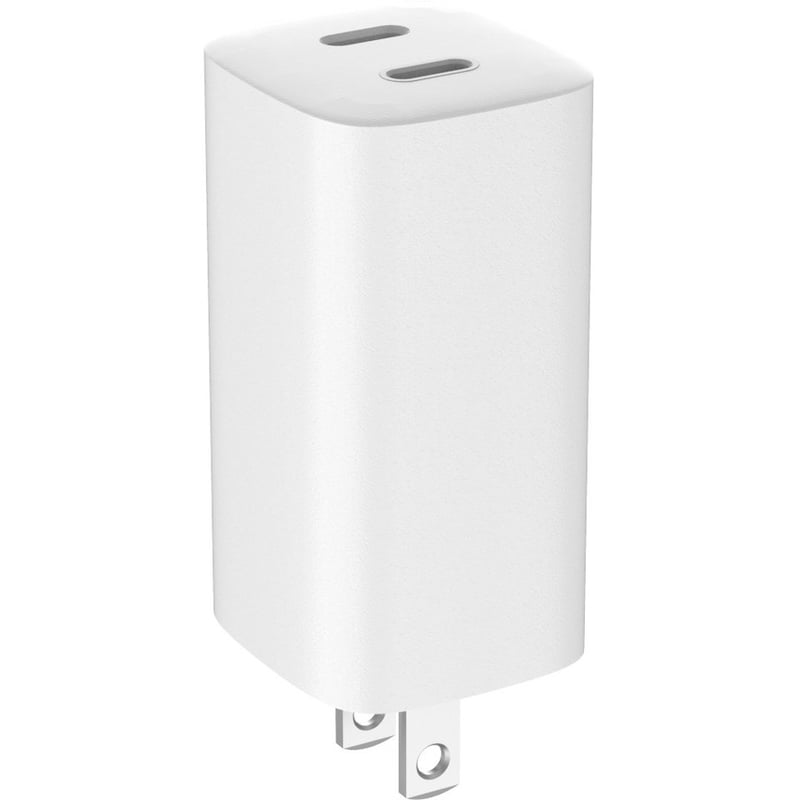 4XEM 65W GaN Wall Charger Dual USB-C - White - Thumbnail 4