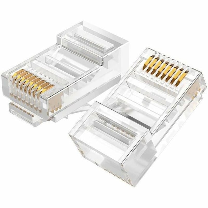 4XEM 100PK Cat6A RJ45 Ethernet Plugs/Connectors - Thumbnail 4