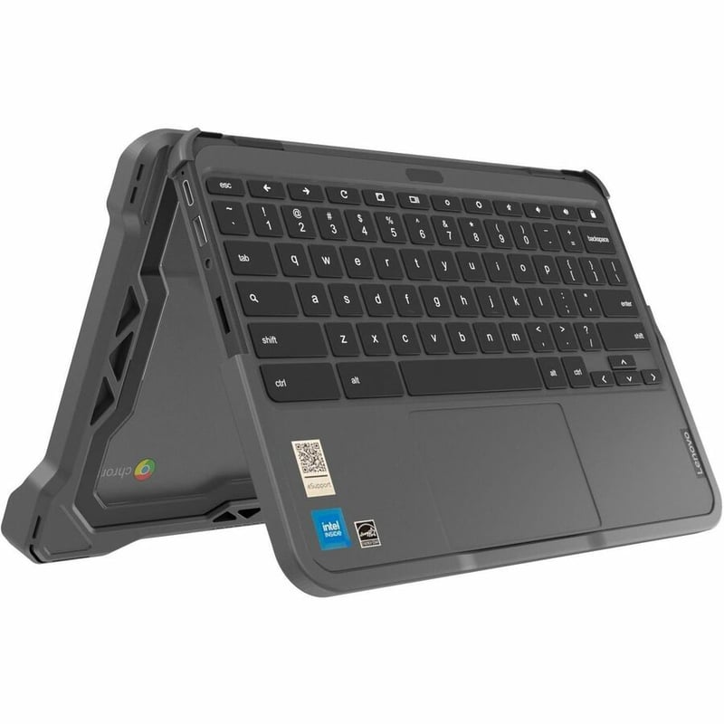 MAXCases, Chromebook Cases, 11.6, 11.6 inches, precision-fit, maximized protection, scratch-resistant, Dell 3100, Dell 3110, Custom Color, Gray, Clear - Thumbnail 3