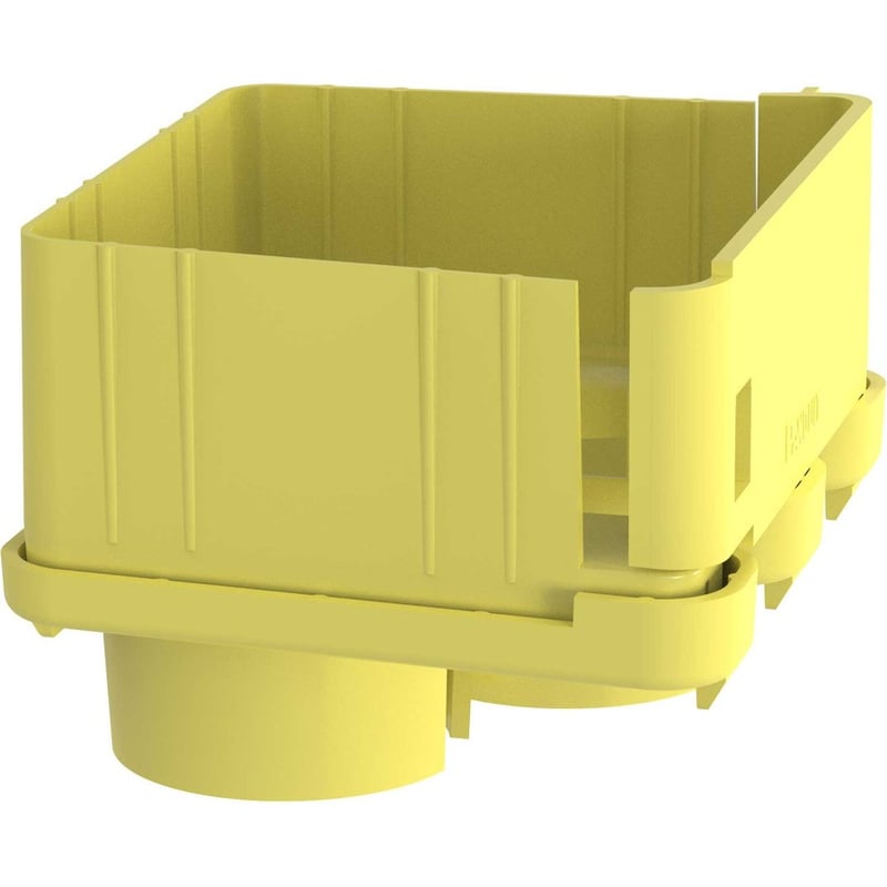 Panduit FiberRunner® 2-Port Spillout, 4x4, Yellow - Thumbnail 3