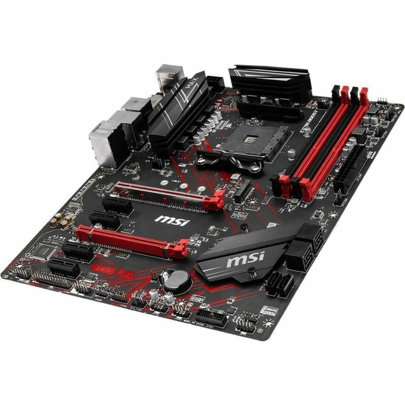MSI B450 GAMING PLUS MAX Gaming Desktop Motherboard - AMD B450 Chipset - Socket AM4 - ATX - Thumbnail 1