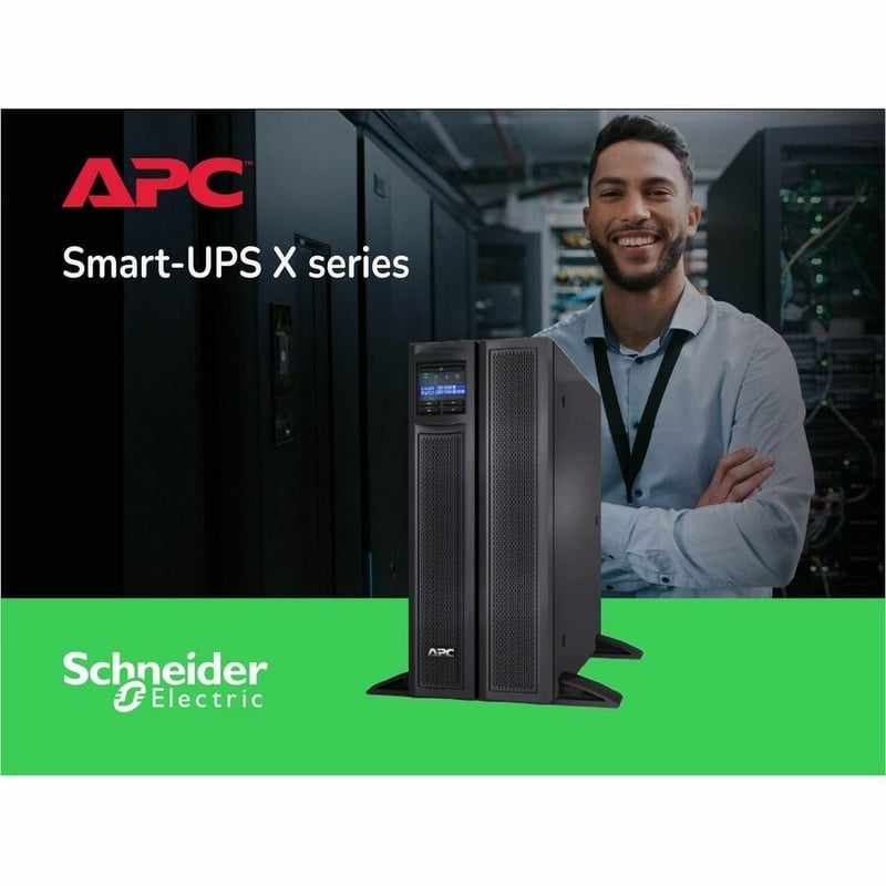 APC by Schneider Electric Smart-UPS X 3000VA Rack/Tower LCD 100-127V with Network Card