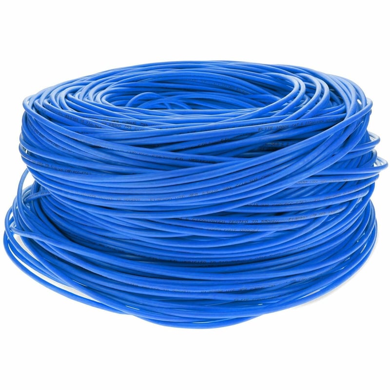 1000FT BLUE CAT6 STP PVC PATCH CBL - Thumbnail 1