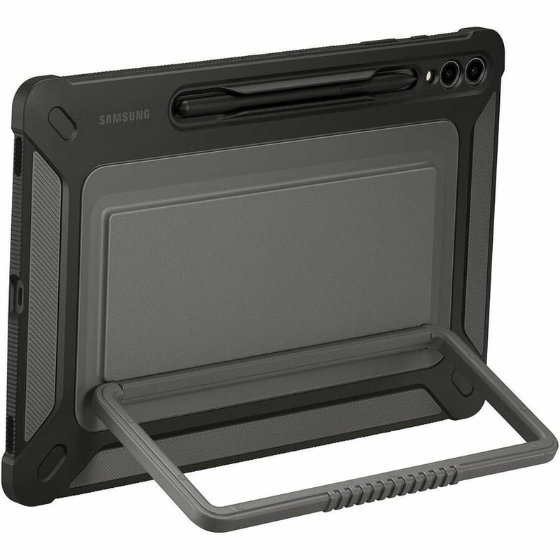 Samsung Rugged Carrying Case Samsung Galaxy Tab S9+ Tablet, Stylus - Black - Thumbnail 3