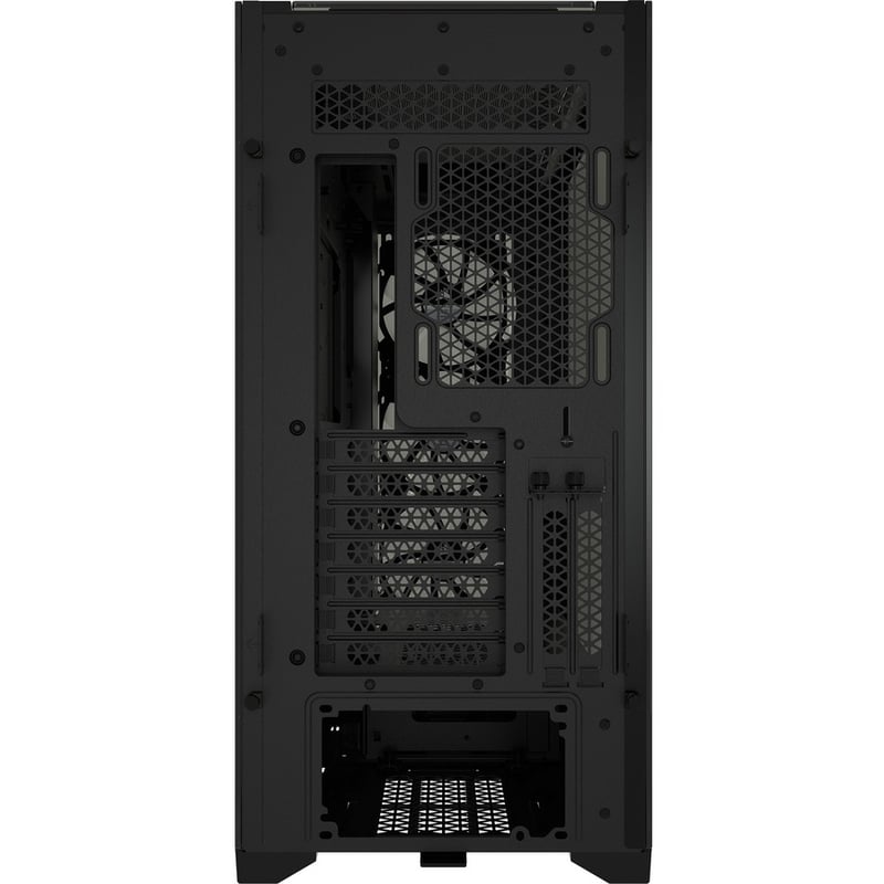 Corsair iCUE 5000X RGB Tempered Glass Mid-Tower ATX PC Smart Case - Black