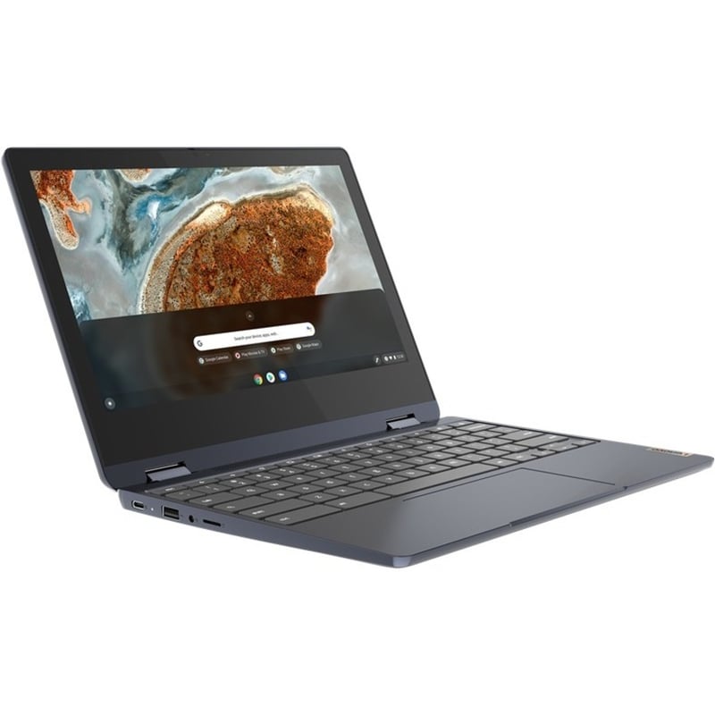 Lenovo IdeaPad Flex 3 CB 11M836 82KM0002US 11.6" Touchscreen Convertible 2 in 1 Chromebook - HD - 1366 x 768 - Octa-core (ARM Cortex A73 Quad-core (4 Core) 2 GHz + Cortex A53 Quad-core (4 Core) 2 GHz) - 4 GB Total RAM - 32 GB Flash Memory - Abyss Blue - Thumbnail 2