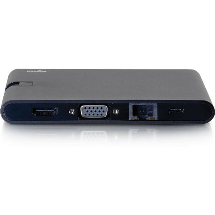 C2G USB C Docking Station with 4K HDMI, USB, Ethernet, VGA, and SD Card Reader - Power Delivery up to 100W - Thumbnail 3