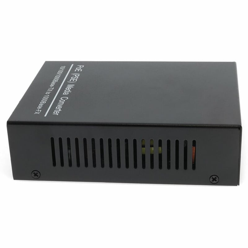 AddOn 10/100/1000Base-TX(RJ-45) to 1000Base-BXD(ST) BiDi SMF 1550nm/1310nm 20km POE Media Converter - Thumbnail 2
