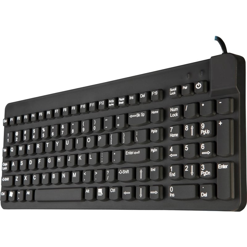 Man & Machine Premium Full Size Waterproof Disinfectable Keyboard - Thumbnail 3