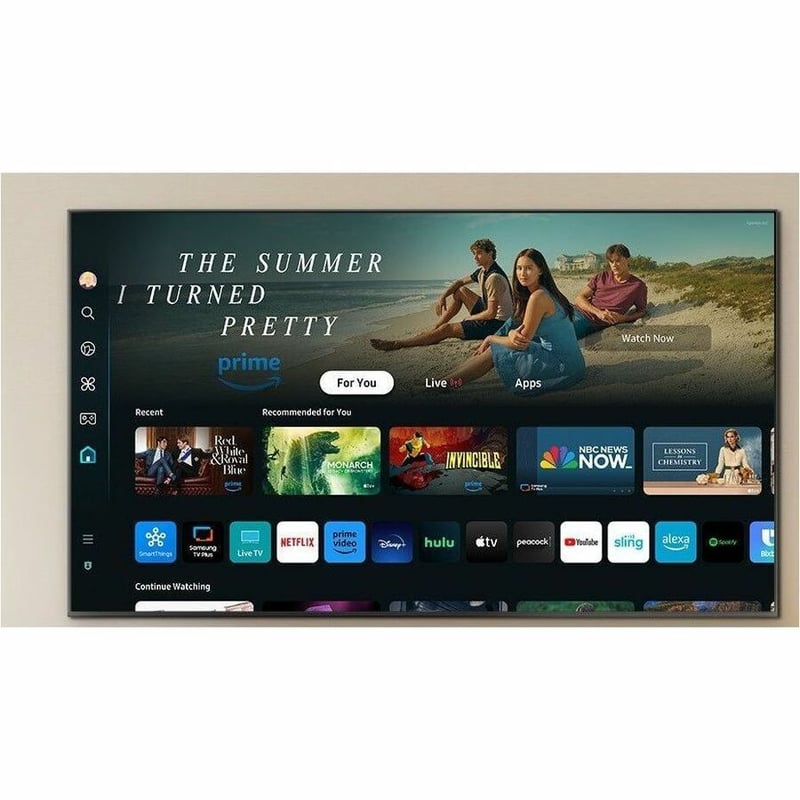 Samsung Q60D QN85Q60DAF 84.5" Smart LED-LCD TV - 4K UHDTV - High Dynamic Range (HDR) - Black - Thumbnail 4