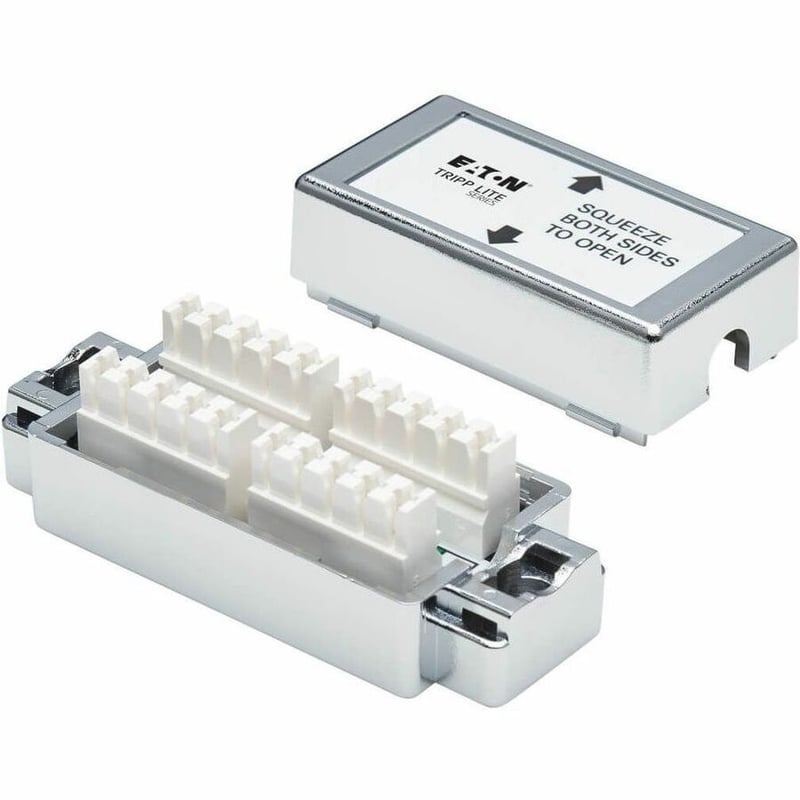Tripp Lite by Eaton Cat5e/6 110 Style Punch Down Coupler Shielded Junction Box TAA - Thumbnail 3