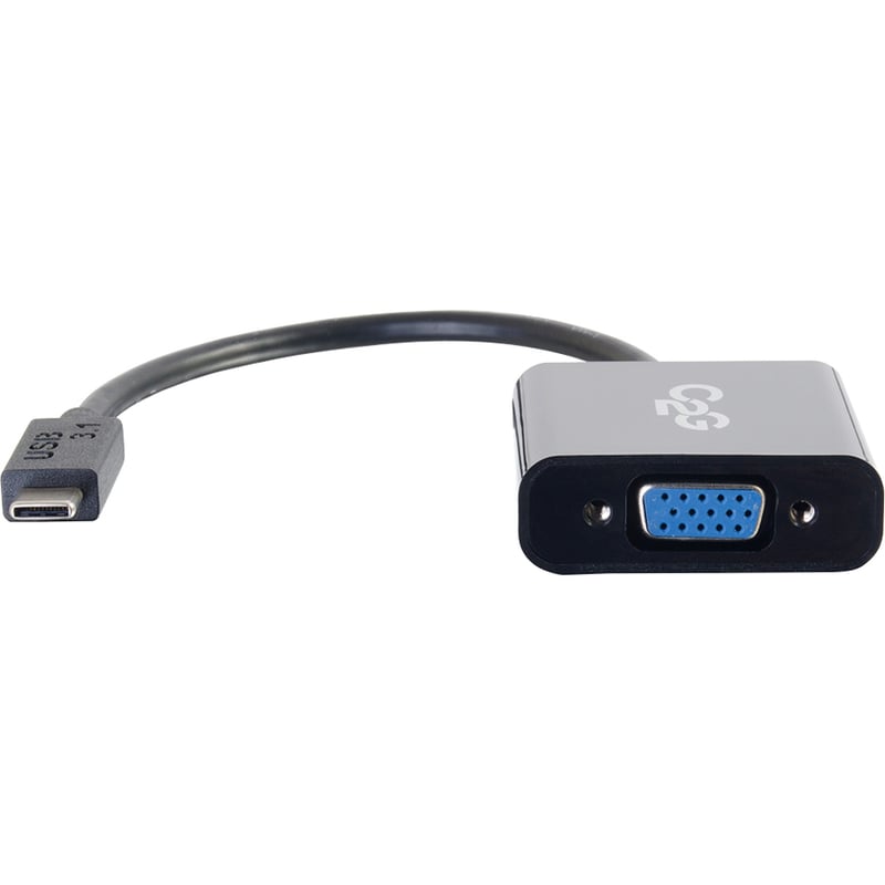 C2G USB C to VGA Video Adapter Converter - USB 3.1 - 1080p - M/F - Thumbnail 4