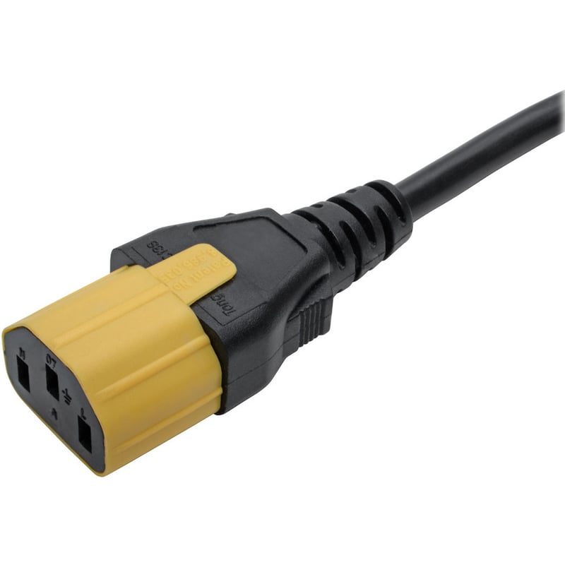 Tripp Lite by Eaton Plug-Lock Inserts C13 Power Cord to C14 Outlet Yellow 100 Pack - Thumbnail 2
