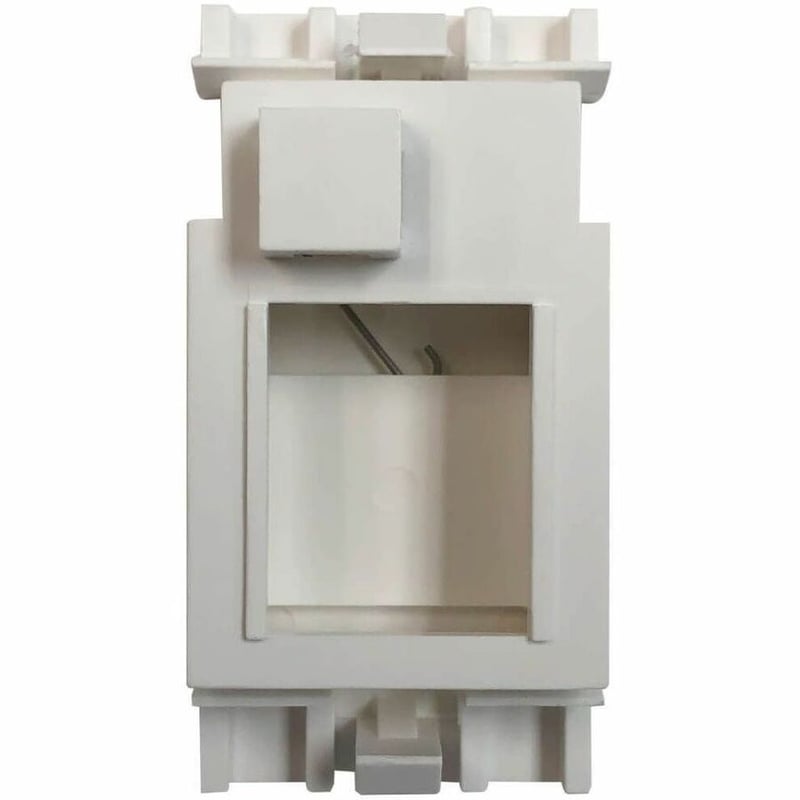 Eaton Tripp Lite Series 1-Port UK-Style Insert, Unloaded Shuttered Module, 25 x 50 mm, White - Thumbnail 2