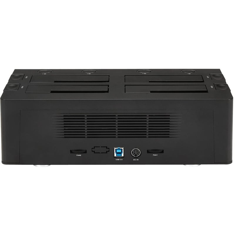 StarTech.com 4-Bay USB 3.0 to SATA Hard Drive Docking Station, 2.5/3.5" SATA III (6Gbps) SSD/HDD Dock, USB Hard Drive Bay, Top-Loading - Thumbnail 3