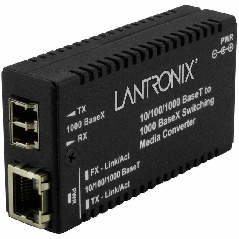 Mini Gigabit Ethernet Media Converter 10/100/1000Base-T to 1000Base-SX/LX - Thumbnail 2