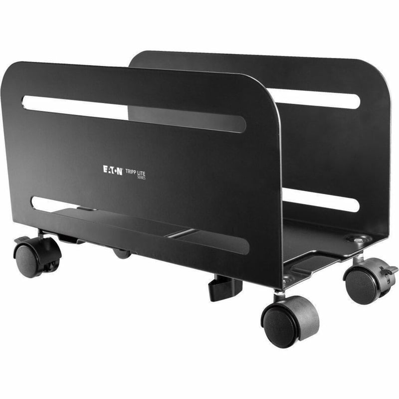 Tripp Lite by Eaton Mobile CPU Caddy for Computer Towers - Width Adjustable, Locking Casters, Black - Thumbnail 1