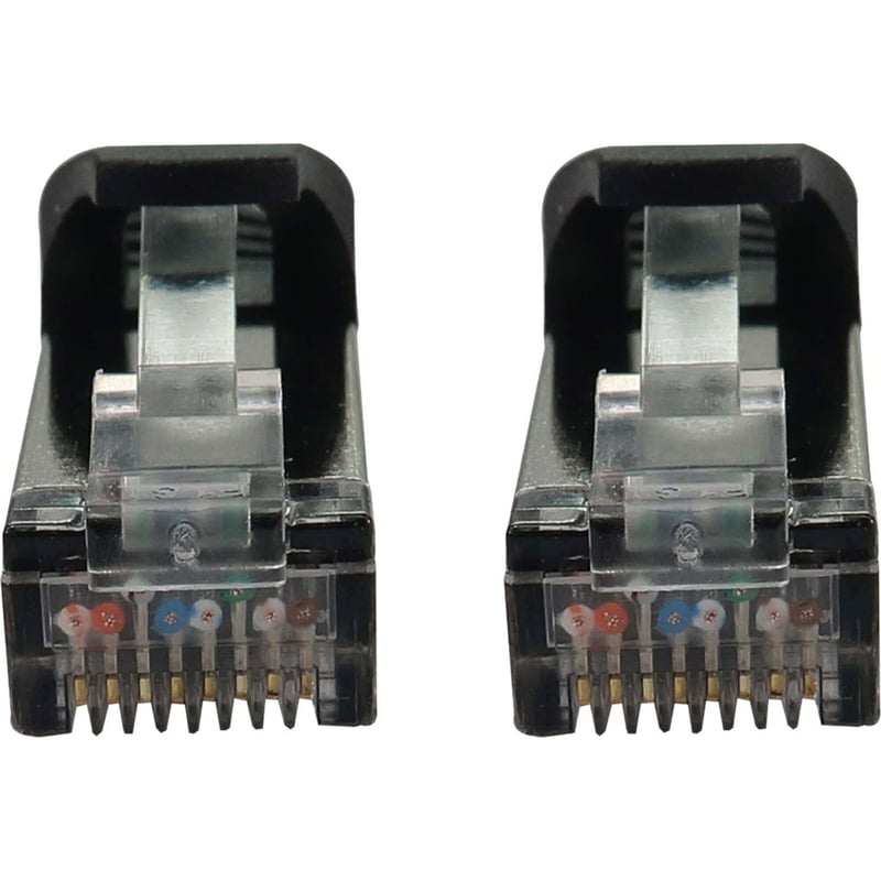 Eaton Tripp Lite Series Cat6a 10G Snagless Shielded Slim STP Ethernet Cable (RJ45 M/M), PoE, Black, 25 ft. (7.6 m) - Thumbnail 4