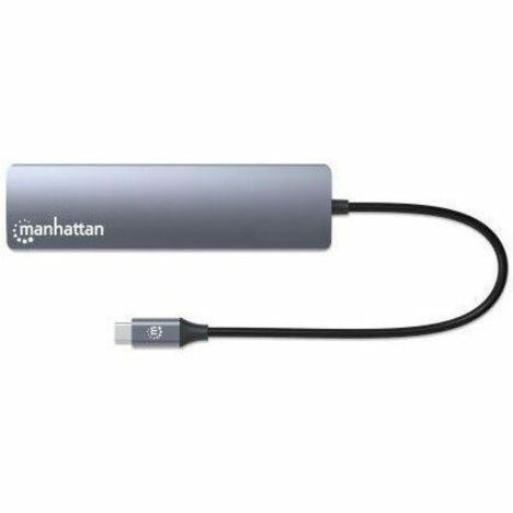 USB-C Dock/Hub with Card Reader, Ports (x5): Ethernet, HDMI, USB-A (x2) and USB-C, With Power Delivery (100W) to USB-C Port (Note additional USB-C wall charger and USB-C cable needed), USB 3.2 Gen 1, All Ports can be used at the same time, Universal - Thumbnail 3
