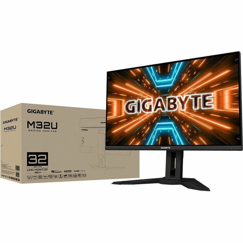 Gigabyte M32U 32" Class 4K UHD Gaming LED Monitor - 16:9 - Black - Thumbnail 1