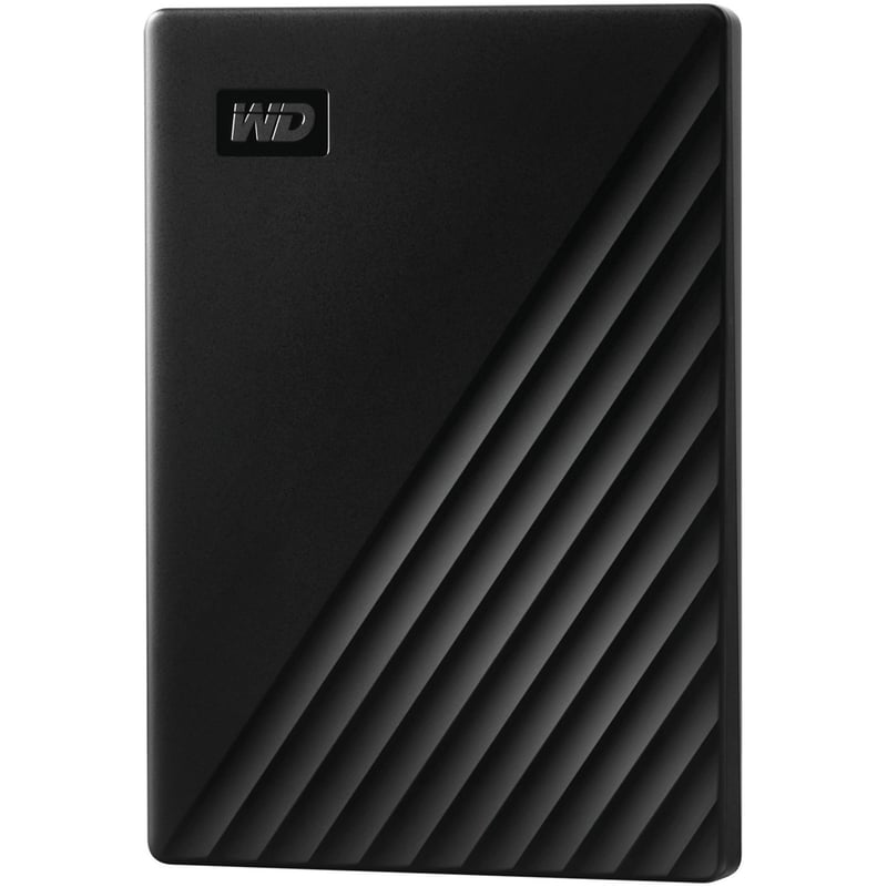 WD My Passport 2 TB Portable Hard Drive - External - Black - Thumbnail 1