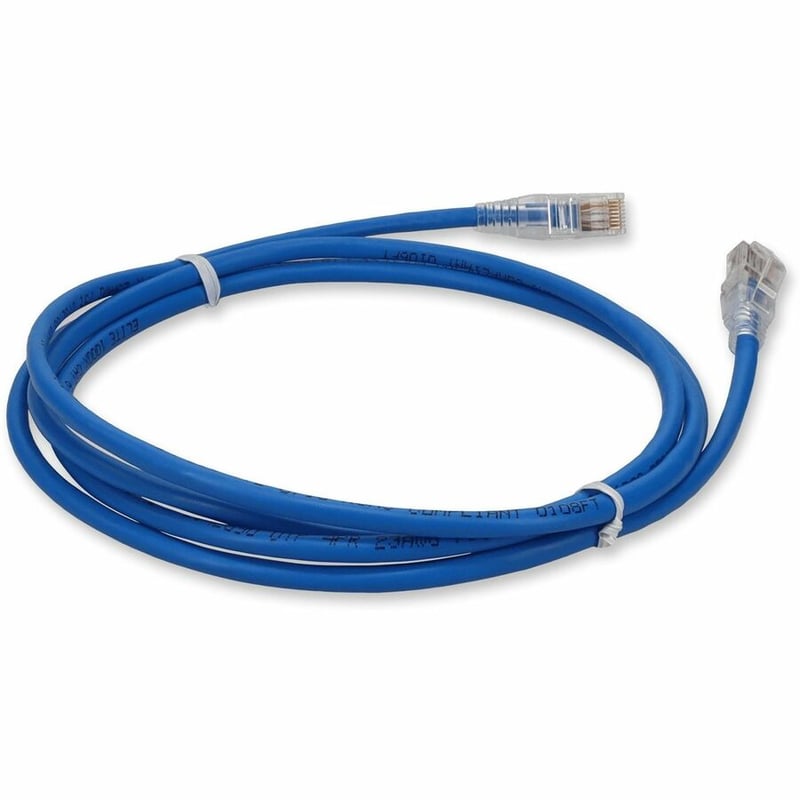 AddOn 10ft Blue CAT 6 Plenum-Rated Ethernet Cable Snagless Bubble Boot RJ-45 M/M - Thumbnail 5
