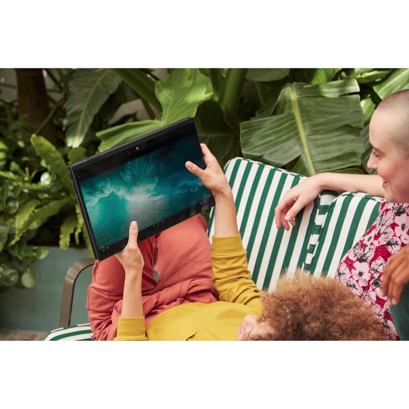 HP ENVY x360 15-eu1077nr 15.6" Touchscreen Convertible 2 in 1 Notebook - Full HD - AMD Ryzen 5 5625U - 16 GB - 512 GB SSD - English Keyboard - Nightfall Black - Thumbnail 2