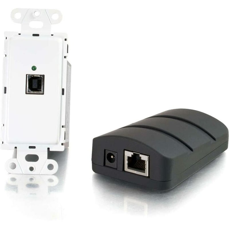 C2G TruLink USB 2.0 Superbooster Wall Plate Transmitter to Dongle Receiver Kit - Thumbnail 1