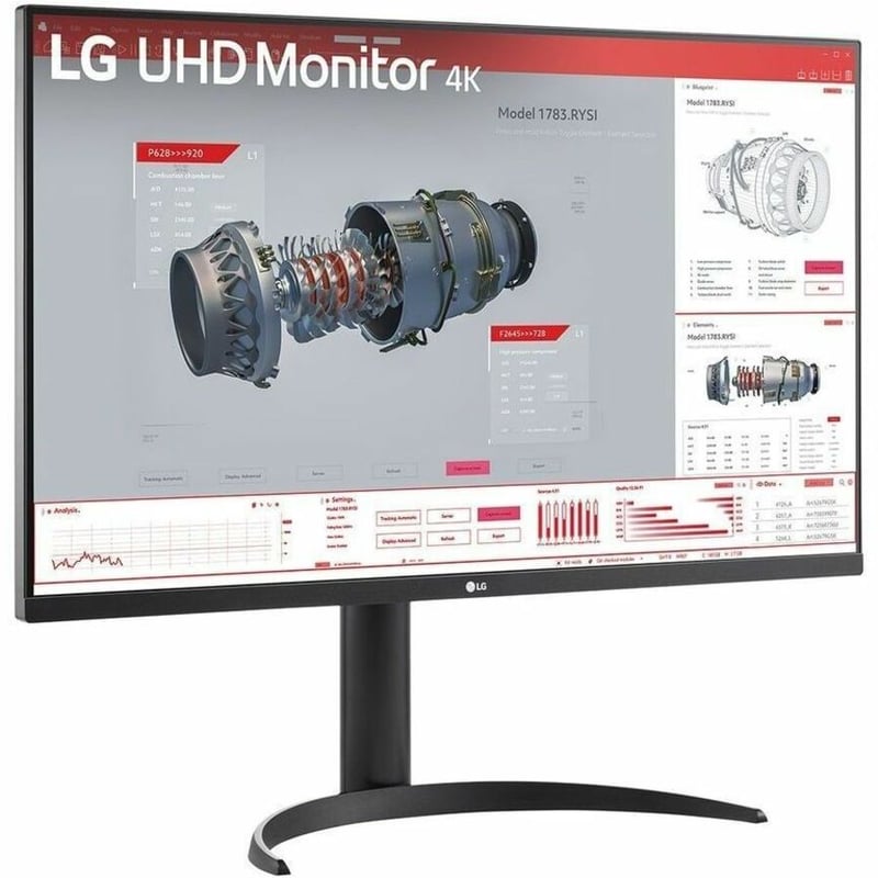 LG 32BR55U-B 32" Class 4K UHD LCD Monitor - 16:9 - Thumbnail 3
