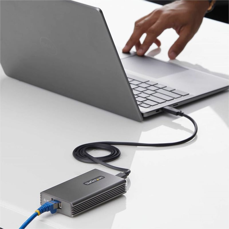 USB4 TO ETHERNET ADAPTER 10GBE TB3 COMPATIBLE 0.5M USB4 CABLE - Thumbnail 5