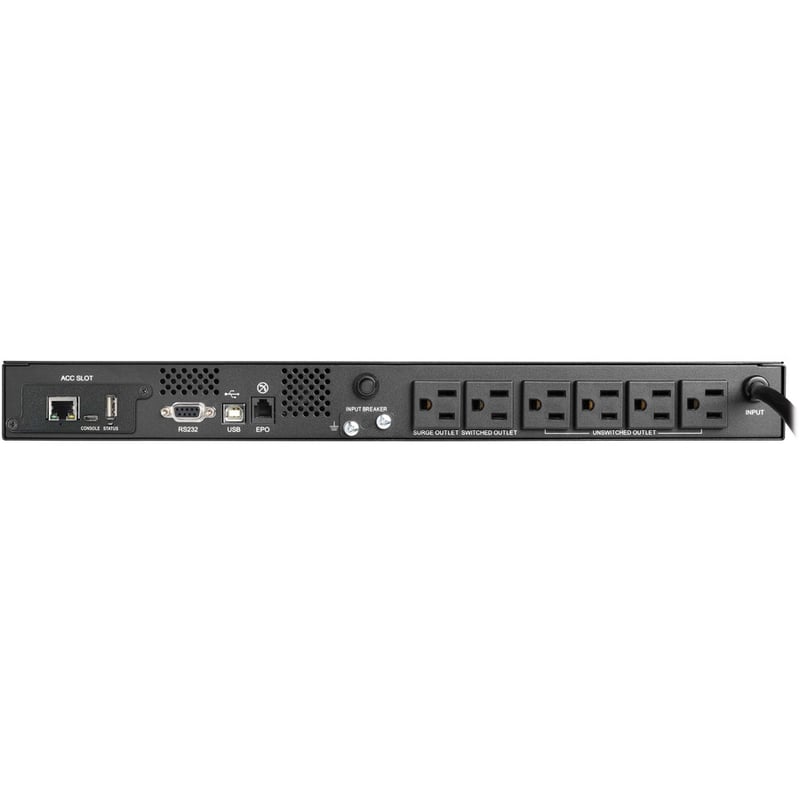 Tripp Lite by Eaton UPS SmartPro 120V 500VA 300W Line-Interactive UPS 1U WEBCARDLX USB DB9 6 Outlets - Thumbnail 5