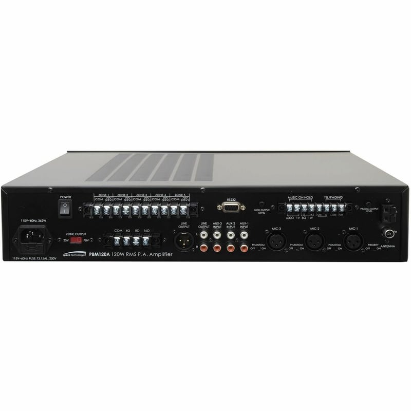 60W PA MIXER AMPLIFIER WITH USBTUNERCD - Thumbnail 2
