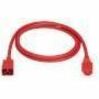 POWER CORD C20 C21 HEAVY-DUTY 20A 250V 12 AWG 6FT RED - Thumbnail 2