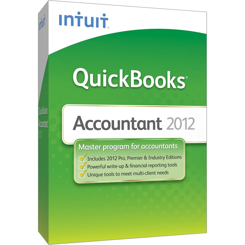 Intuit QuickBooks 2012 Accountant - Complete Product - Standard