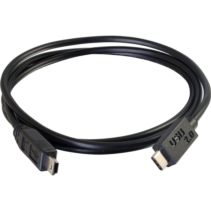 C2G 10ft USB C to USB Mini B Cable - M/M - Thumbnail 3
