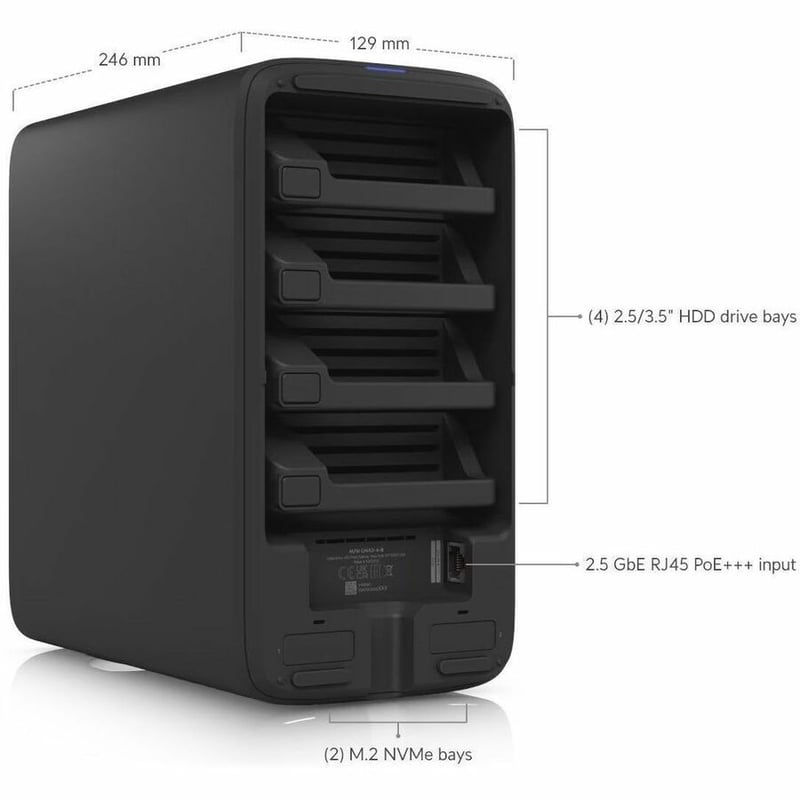 Ubiquiti UNAS-4-B NAS Storage System - Thumbnail 3