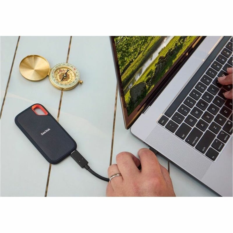SDSSDE61-8T00-G25 EXTERNAL SSD E61 KOLSCH 4X6 BOX GLOBAL - Thumbnail 2