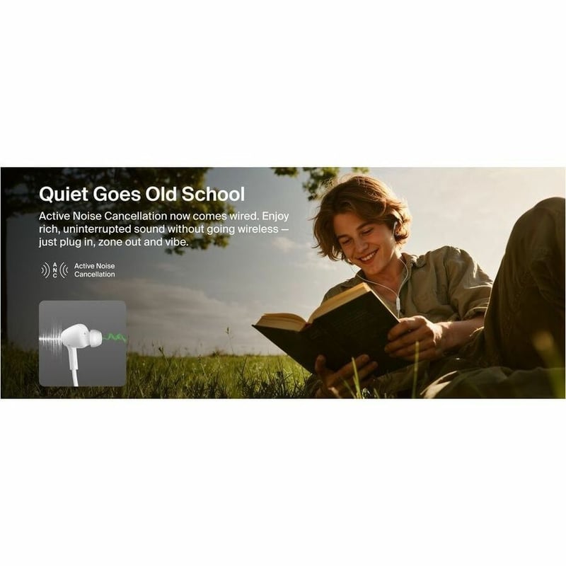 SOUNDFORM ANC WIRED EARBUDS USB-C WHITE - Thumbnail 3