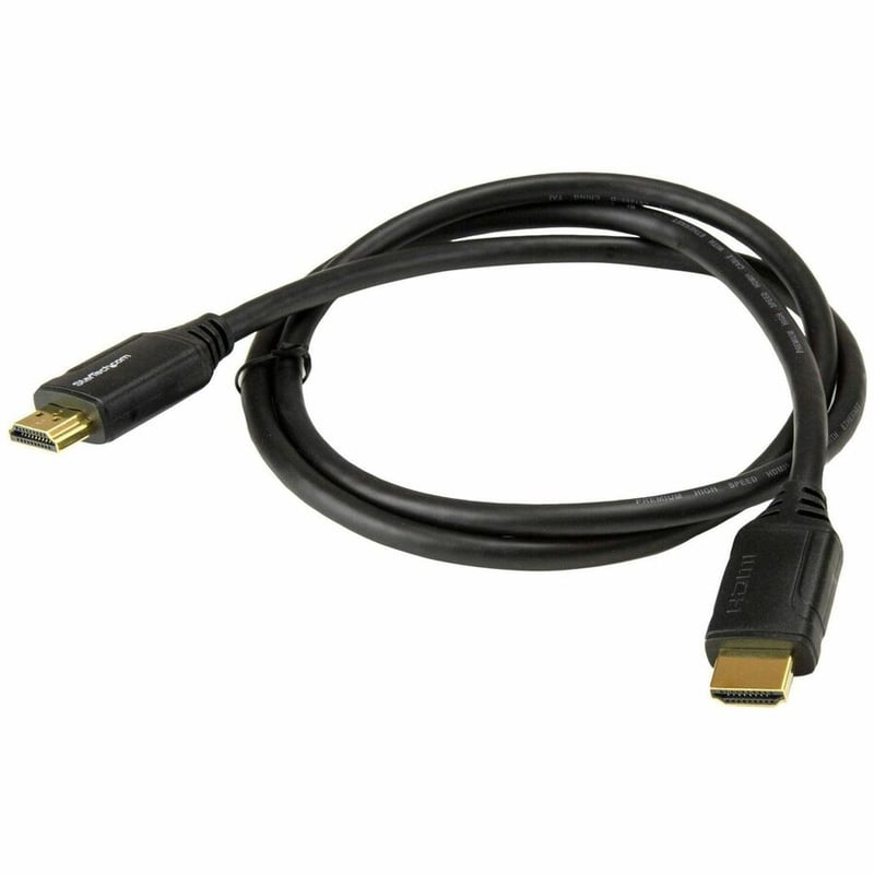 StarTech.com 3ft (1m) Premium Certified HDMI 2.0 Cable with Ethernet, High Speed Ultra HD 4K 60Hz HDMI Cable HDR10, UHD HDMI Monitor Cord - Thumbnail 3