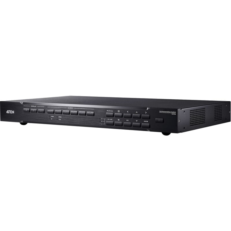 Aten VP2730 7 x 3 Presentation Matrix Switch with Streaming, HDBaseT-TAA Compliant - Thumbnail 1