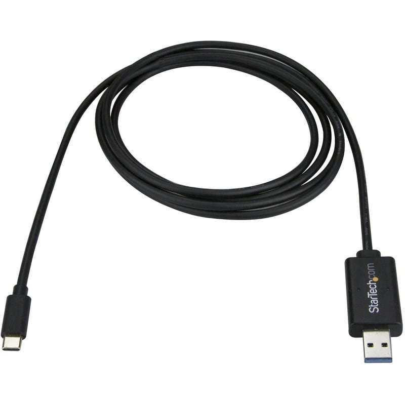 StarTech.com USB C to USB 3.0 Data Transfer Cable - Mac / Windows - Windows Easy Transfer Cable - Mac Data Transfer - 2m (6ft) - Thumbnail 3