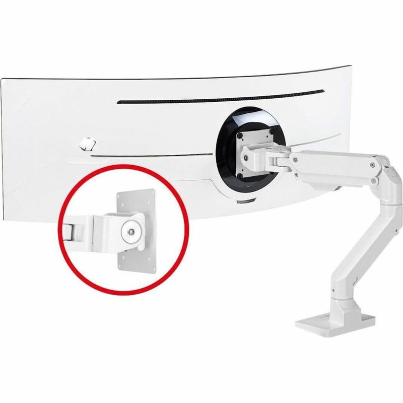 SIIG Single Heavy Duty 34"- 49" Monitor Arm with Easy Top Mounting - Weight Between 22 to 44 lbs - Thumbnail 1