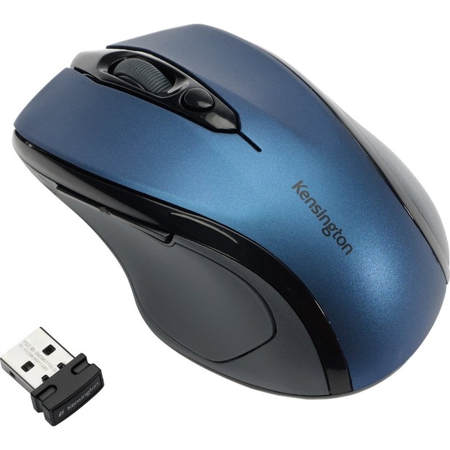 Kensington Pro Fit Mid-Size Wireless Mouse - Sapphire Blue - Thumbnail 1