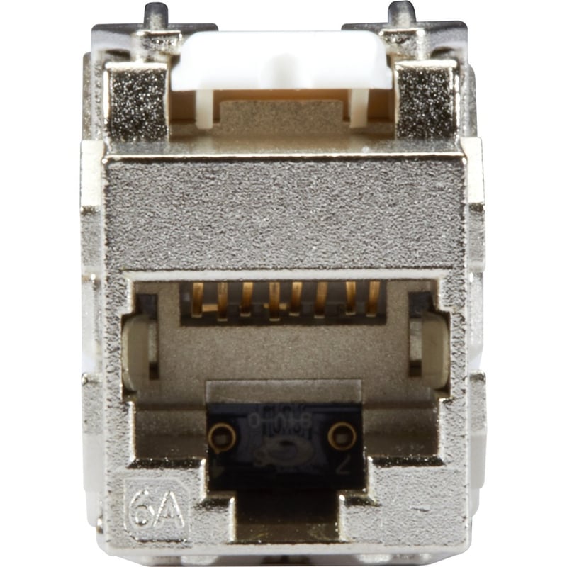 Black Box CAT6A Jack - Shielded, Silver - Thumbnail 2