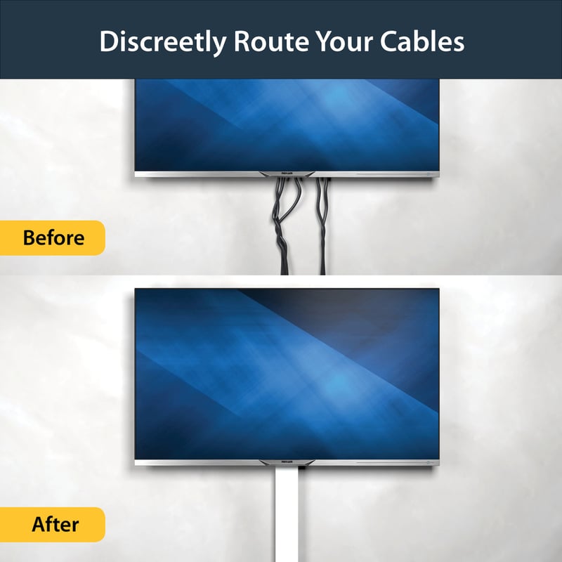 StarTech.com 3x3in Open Slot Wiring Cable Raceway Duct, Server Rack Cable Management, PVC Cable Cover, Cord Hider / Organizer, TAA - Thumbnail 5