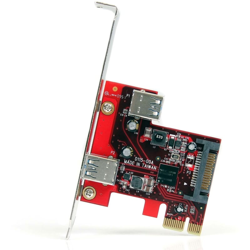 StarTech.com 2 port PCI Express SuperSpeed USB 3.0 Card with UASP Support - 5Gbps - 1 Internal 1 External - Thumbnail 2