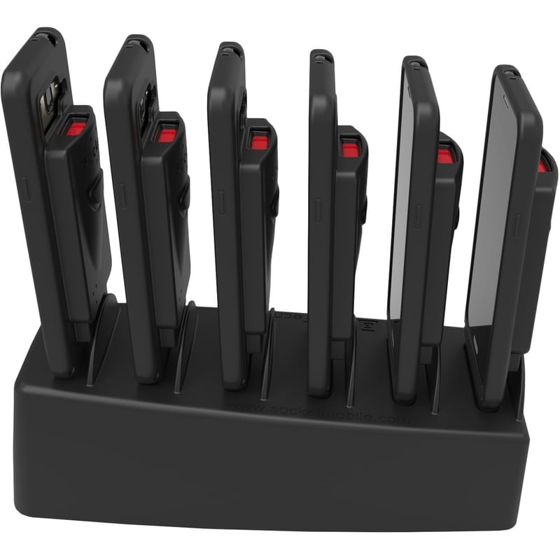 Socket Mobile 6 Bay Charger for DuraSled (Case Only) - NA & Japan - Thumbnail 2