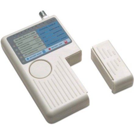 INTELLINET 4-IN-1 CABLE TESTER RJ-11, RJ-45, USB AND BNC - Thumbnail 2