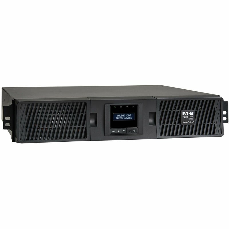 Eaton Tripp Lite Series SmartOnline 3000VA 2700W 120V Double-Conversion UPS - 7 Outlets, Extended Run, Network Card Option, LCD, USB, DB9, 2U Rack/Tower Battery Backup - Thumbnail 1