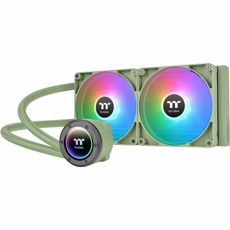 Thermaltake TH280 V2 ARGB Sync All-In-One Liquid Cooler - Matcha Green Edition - Thumbnail 1